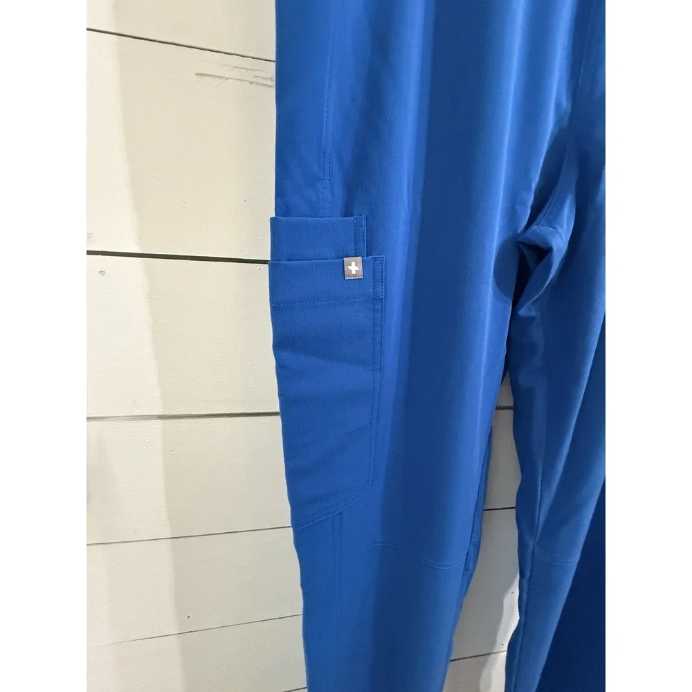 Figs Mens Royal Blue Axim 2.0 Cargo Scrub Pants Large‎ New With Tags